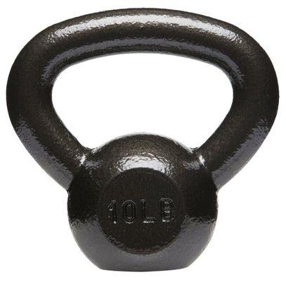 O ferro fundido preto pintou o treinamento de aço do peso 2kg de Kettlebell da competição